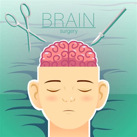 cartoon brain surgery vector illustration 9648103 Vector Art at Vecteezy