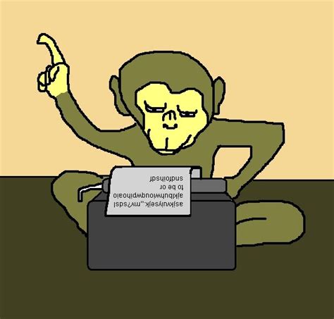 bryan's blog: Monkey on a typewriter