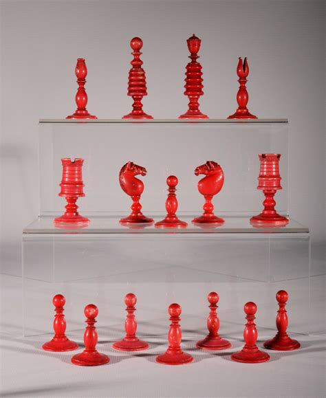 ANTIQUE EARLY 19TH CENTURY IVORY CHESS SET - Richard Gardner Antiques