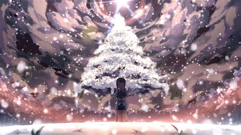 Anime Christmas Background