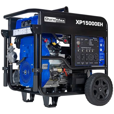 DuroMax 12000-Running-Watt Gasoline/Propane Portable Generator with OEM ...