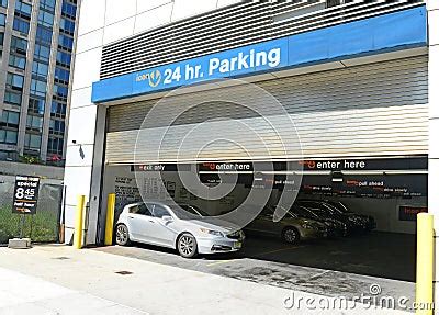 Parking Garage In Manhattan, NYC Editorial Image - Image: 58955280