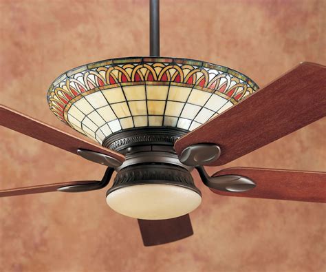 Hunter Charmaine Tiffany Craftsman Ceiling Fan Model 28425 | Mission ...