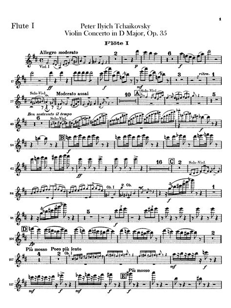 Violin Concerto, Op.35 (Tchaikovsky, Pyotr) - IMSLP: Free Sheet Music ...