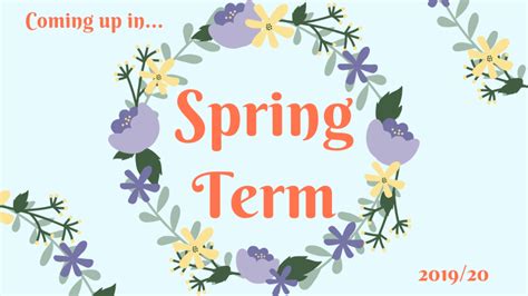 What's Coming Up in the Spring Term — West End in Schools