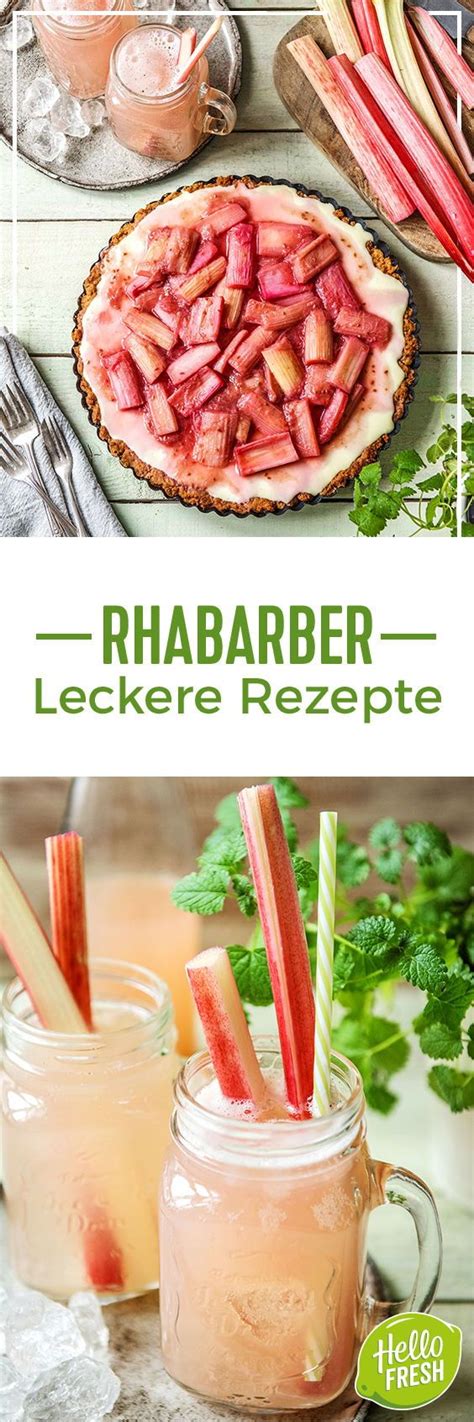 Rezept für Rhabarber-Schorle | Recipe | Food, Vegetables, Fresh