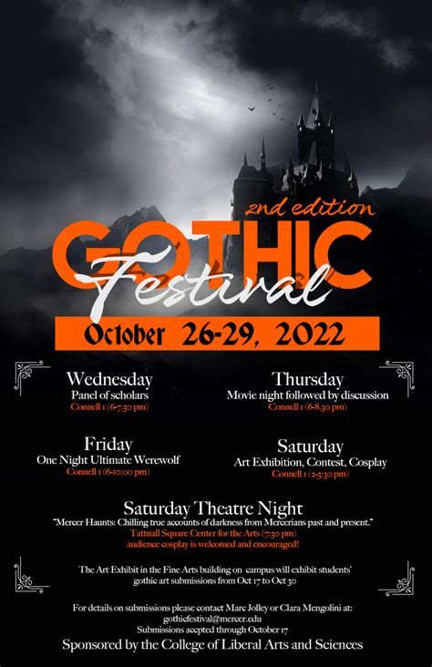 Gothic Festival | Mercer Events