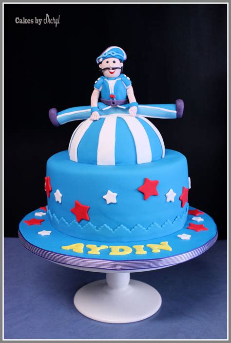 Lazy Town's Sportacus Theme Cake