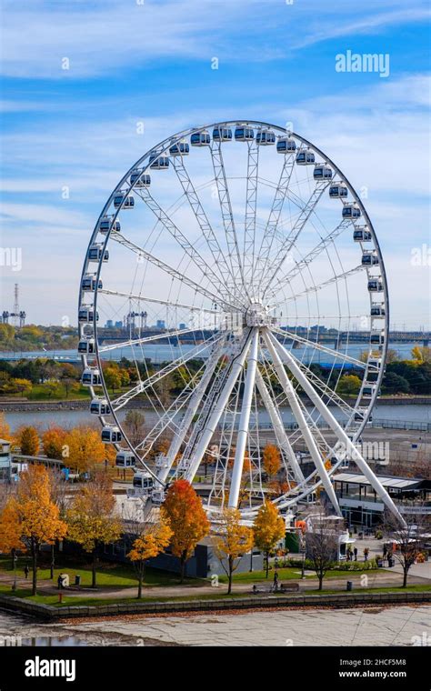 Ferris wheel, Montreal Vieux Port, Montreal Old Port, La Grande Roue de ...