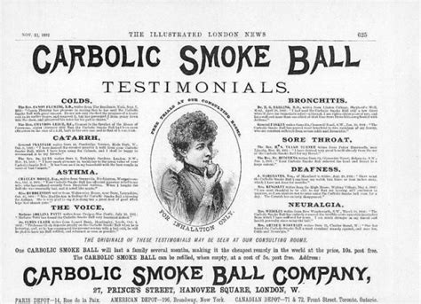 Carlill vs. Carbolic Smoke Ball Company (1892)