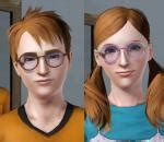Mod The Sims - Big Round Glasses for Men and Women - Teen to Elder *UPDATE: Children's Version Added