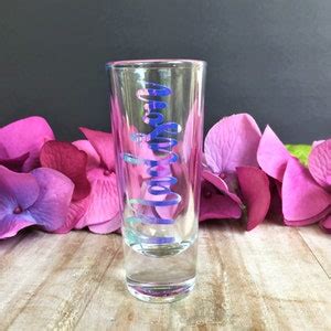 Personalized Shot Glasses, Bachelorette Party, Custom Shot Glasses, Bridal Party Gift, Birthday ...