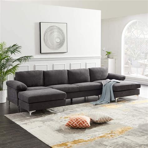 Modern Grey Sectional Sofa