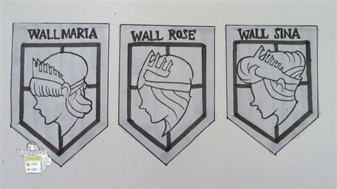 How to draw Wall Maria, Wall Rose and Wall Sina from Attack on Titan