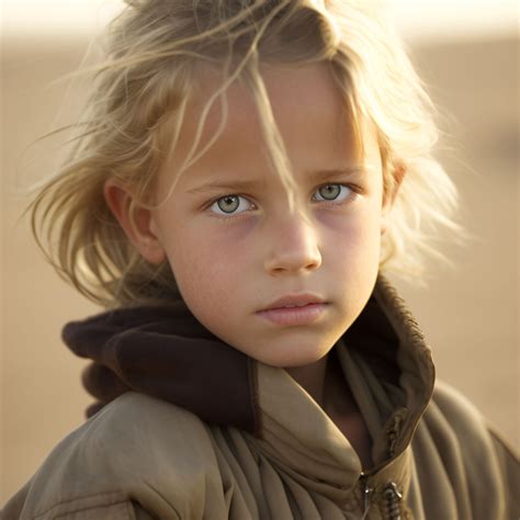 Free image: Portrait of boy in sahara desert, travel vacation - Premium Free AI Generated stock ...