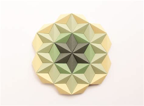 Green Origami Wall Art Paper Wall Decor Origami Decor - Etsy