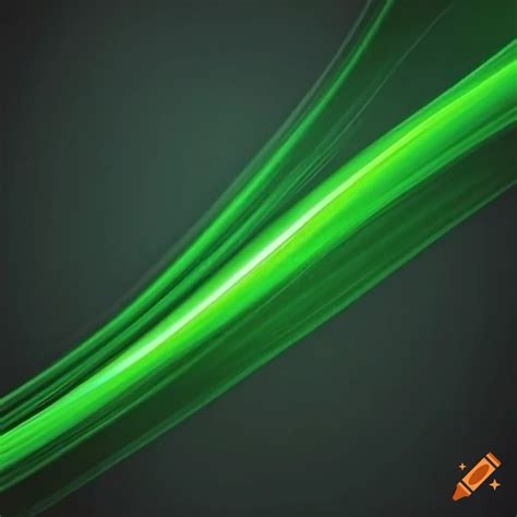 Abstract black background with green streaks on Craiyon