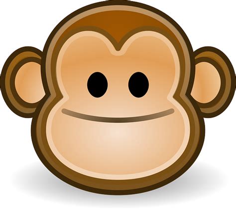 Monkey Smile Happy - Free vector graphic on Pixabay
