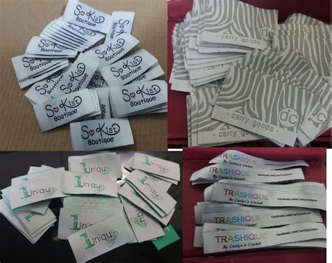 300 Clothing Labels, Custom Clothing Labels, Clothing Tag Labels ...