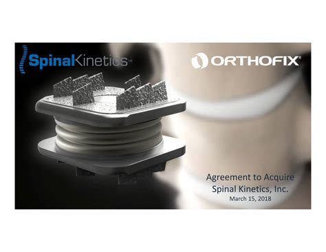 Orthofix (OFIX) To Acquire Spinal Kinetics - Slideshow - Orthofix ...