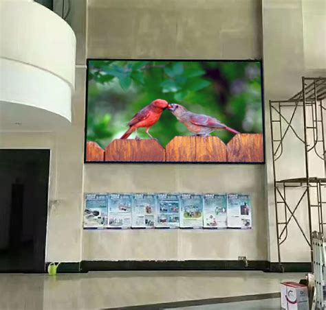 P3mm Indoor LED Screen on Building Entrance - Tepixel