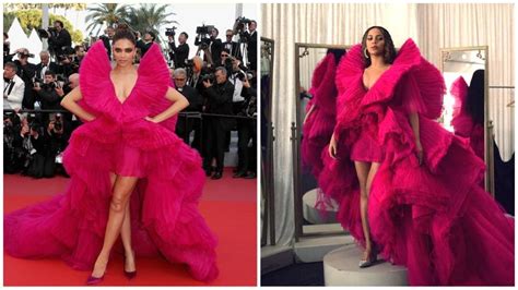 Beyonce wears Deepika Padukone’s bright pink dress from Cannes at ...