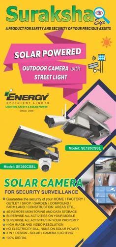 ENERGY Solar Powered 360degree PTZ Outdoor Camera at best price in ...