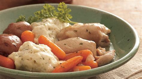 Slow-Cooker Chicken and Vegetables with Dumplings recipe from Pillsbury.com