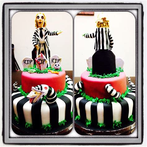 Beetlejuice cake! | My cake creations!!! | Pinterest | Beetlejuice, Cake and Halloween cakes