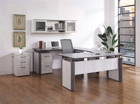 Allure 66"x 96" U - Shaped Office Desk - Commercial Grade - Scratch and ...