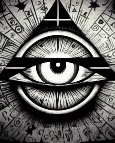 Illuminati eye, all seeing eye, eye - AI Photo Generator - starryai