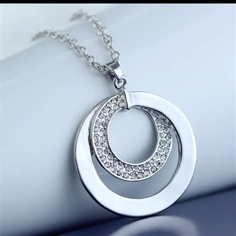 Aliexpress.com : Buy Silver plated necklace Jewelry Handmade Pendant necklaces Hammered Silver ...