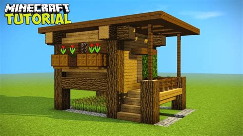 MINECRAFT: How to make a starter shack! - YouTube