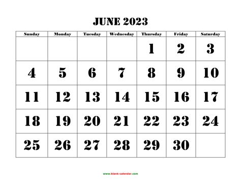 2024 June Calendar Printable Free 2023 - Alicia Keriann