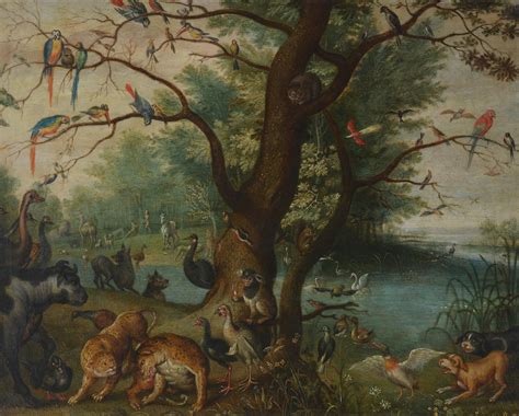 Follower of Jan Brueghel the Younger, The Garden of Eden - auctions ...