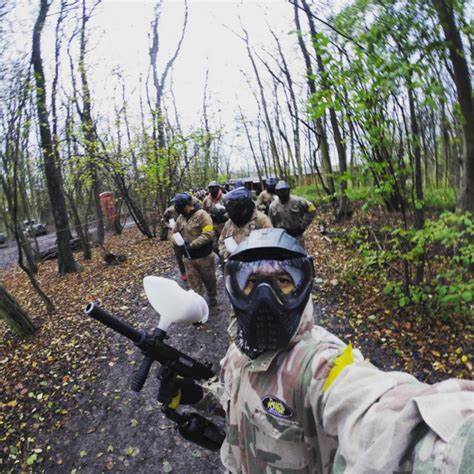 Mid-game selfie? check! #paintball #photograph #woods #friends #guns # ...