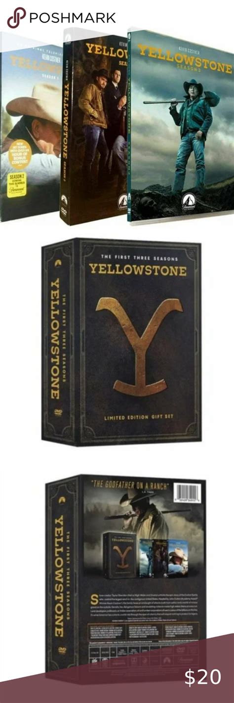 Yellowstone Complete Series Season 1-3 DVD Set | Dvd set, Seasons, Limited edition gift