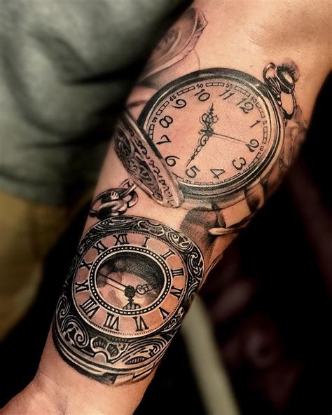 Pin by Charlie Pedigo on Tattoo | Grandfather clock tattoo, Clock ...