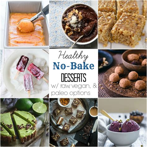 53+ Healthy No-Bake Desserts (With Vegan and Paleo Options) - NUTRITION LINE