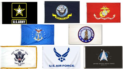 American Military Flags