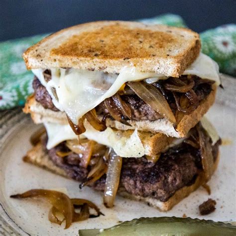 Patty Melt Recipe with Swiss on Rye - Grumpy's Honeybunch