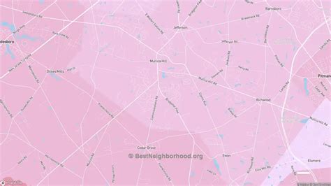 Mullica Hill, NJ Political Map – Democrat & Republican Areas in Mullica ...