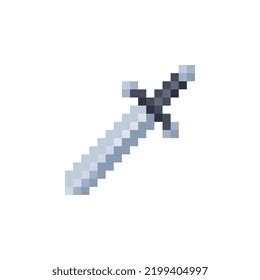 Sword Medievalist Weapons Dagger Pixel Art 库存矢量图（免版税）2199404997 | Shutterstock