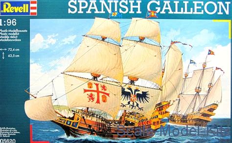 Revell - Spanish Galleon - plastic scale model kit in 1:96 scale ...