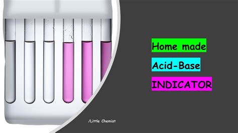 Natural Acid-Base Indicator / School Science Fair Experiment / Basic - YouTube