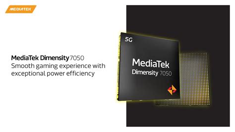 MediaTek Dimensity 7050 ufficiale, è un alter ego del 1080: le specifiche