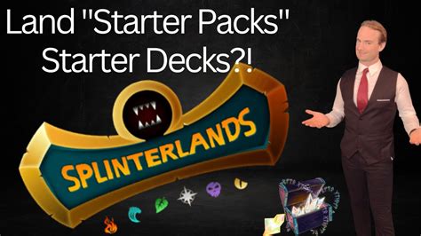 "Land Starter Packs", "Starter Decks", and Splinterlands - YouTube