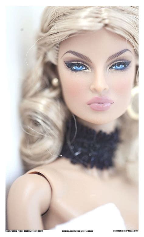 Barbie Doll with Blonde Hair and Blue Eyeliners