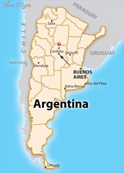 Buenos Aires Argentina Map - ToursMaps.com