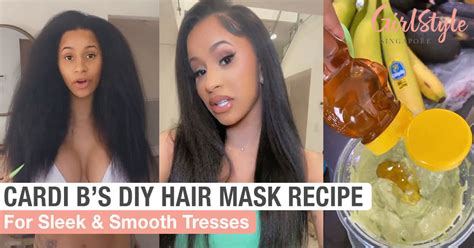 Cardi B's Natural DIY Hair Mask Recipe For Dry, Frizzy Hair